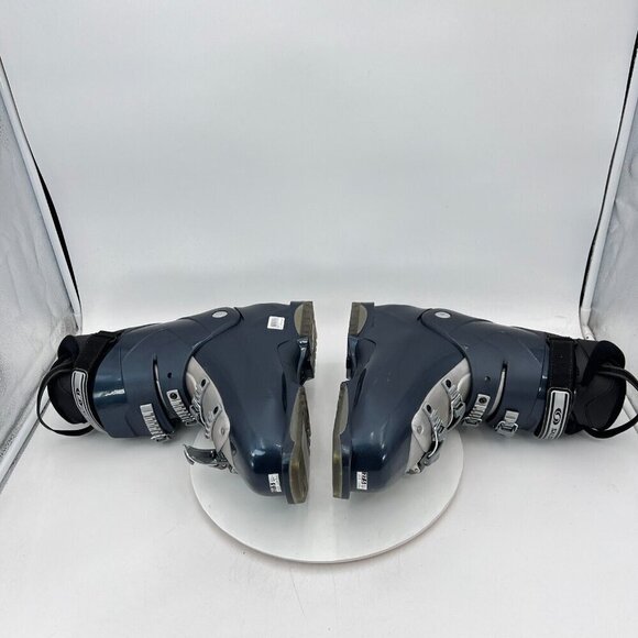 Salomon Performa Auto Fit Men Size 9.5 Grey Gun Metal 4 Buckle Winter Ski Boot - Picture 7 of 14